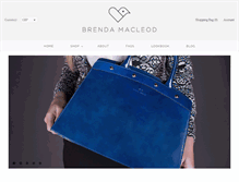 Tablet Screenshot of brendamacleod.com